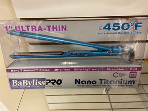 1” Ultra - Thin Babybliss PRO NanonTitanium