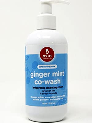 OYIN Handmade Conditioning Care Ginger Mint Co-Wash Invigorating Cleansing Cream