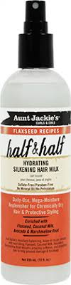 Aunt Jackie's Curls & Coils HALF & HALF Hydrating Silkening Hair Milk 12 oz