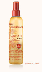 Creme of Nature Argan Oil Strength & Shine Leave-in Conditioner, 8.4 oz