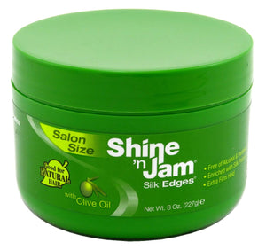 Shine 'n Jam Silk Edges with Olive Oil Salon Size 8oz
